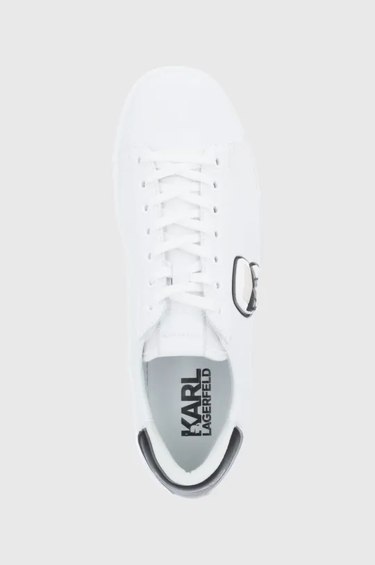 fehér Karl Lagerfeld bőr cipő Kupsole Iii