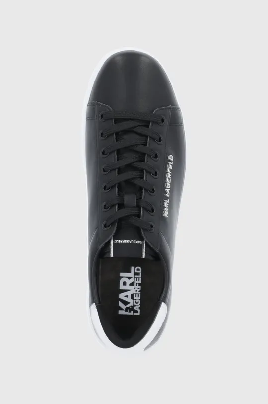 czarny Karl Lagerfeld buty skórzane KUPSOLE III KL51019.000