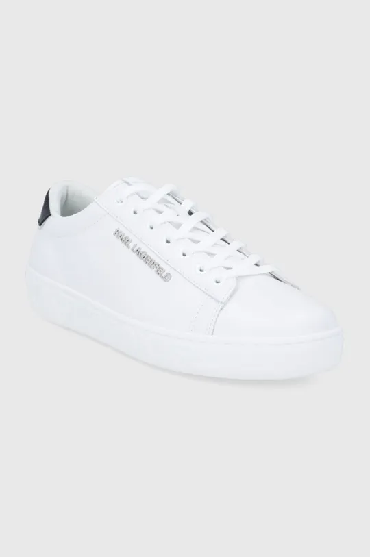 Δερμάτινα παπούτσια Karl Lagerfeld Kupsole Iii λευκό