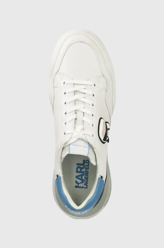 biały Karl Lagerfeld sneakersy skórzane KAPRI RUN KL52830.01B
