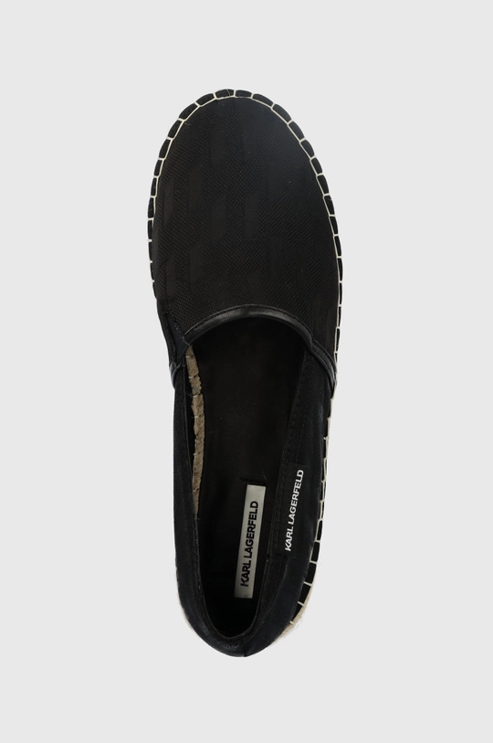 czarny Karl Lagerfeld espadryle KAMINO KL70109.H00