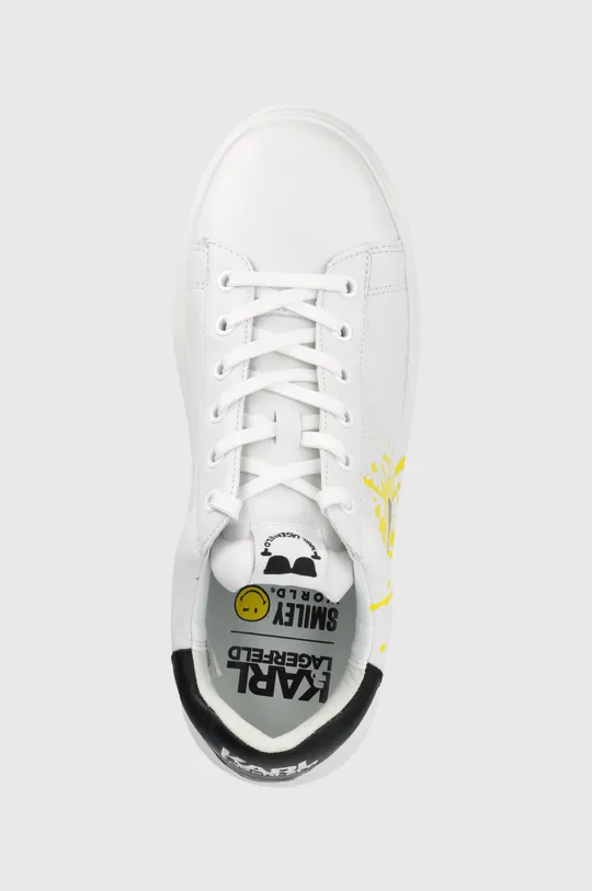 λευκό Δερμάτινα παπούτσια Karl Lagerfeld Kapri Mens