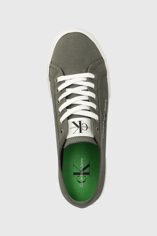 zielony Calvin Klein Jeans tenisówki ESSENTIAL VULCANIZED 1