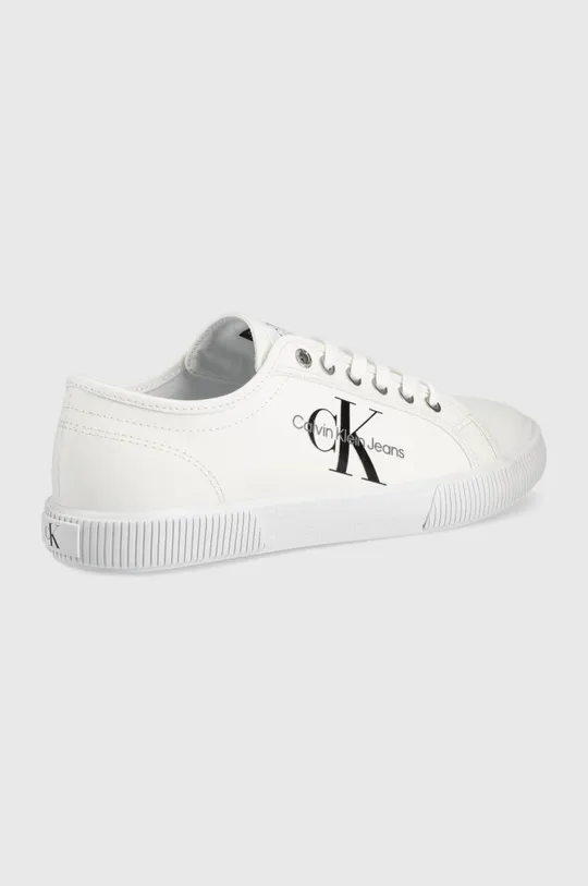 Πάνινα παπούτσια Calvin Klein Jeans λευκό