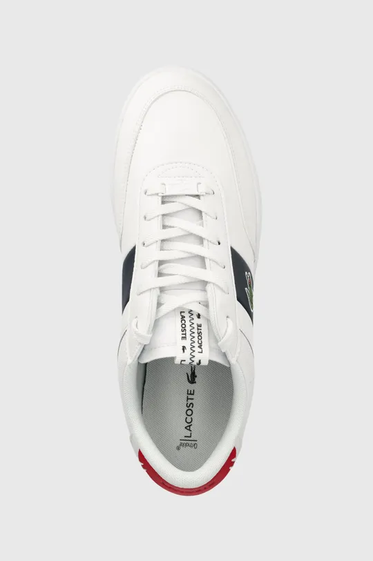 λευκό Δερμάτινα αθλητικά παπούτσια Lacoste Court-master 0121 1