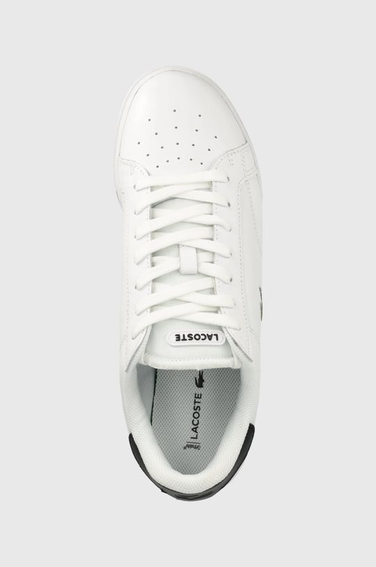 biały Lacoste sneakersy skórzane TWIN SERVE 0121 1 742SMA0026.147