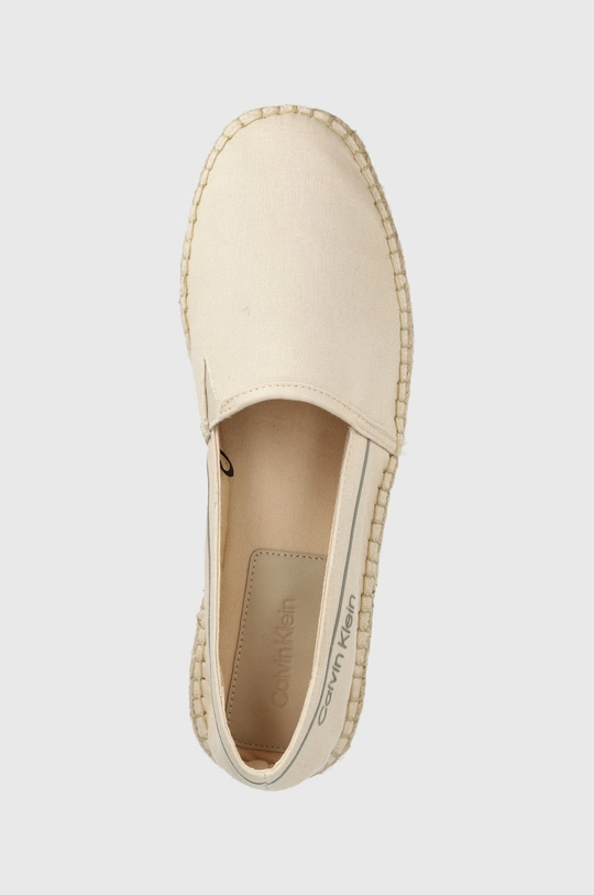 beżowy Calvin Klein espadryle