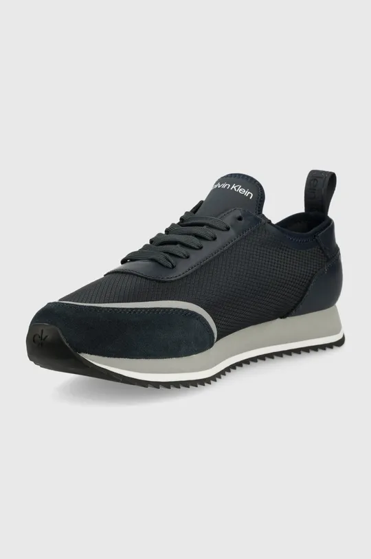 Calvin Klein sneakersy Cholewka: Materiał tekstylny, Skóra naturalna, Skóra zamszowa, Wnętrze: Materiał tekstylny, Podeszwa: Materiał syntetyczny