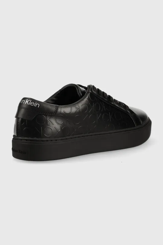 Δερμάτινα αθλητικά παπούτσια Calvin Klein μαύρο