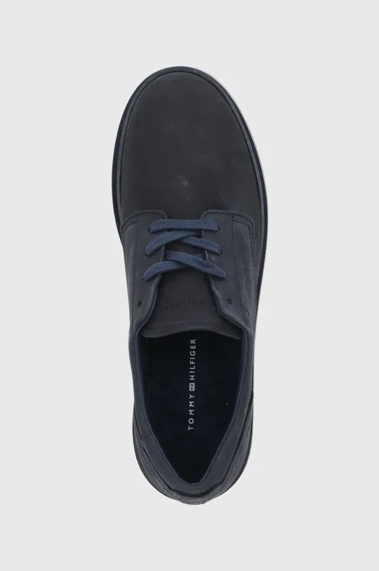σκούρο μπλε Δερμάτινα κλειστά παπούτσια Tommy Hilfiger