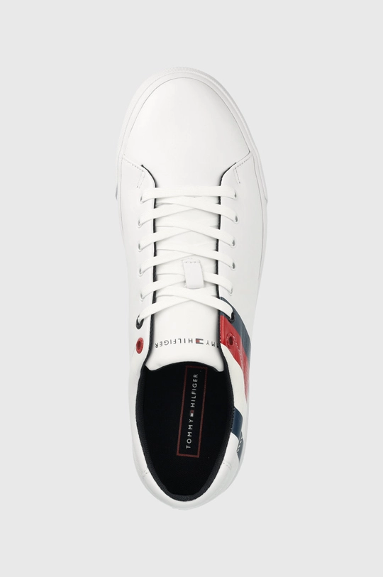 biały Tommy Hilfiger sneakersy skórzane