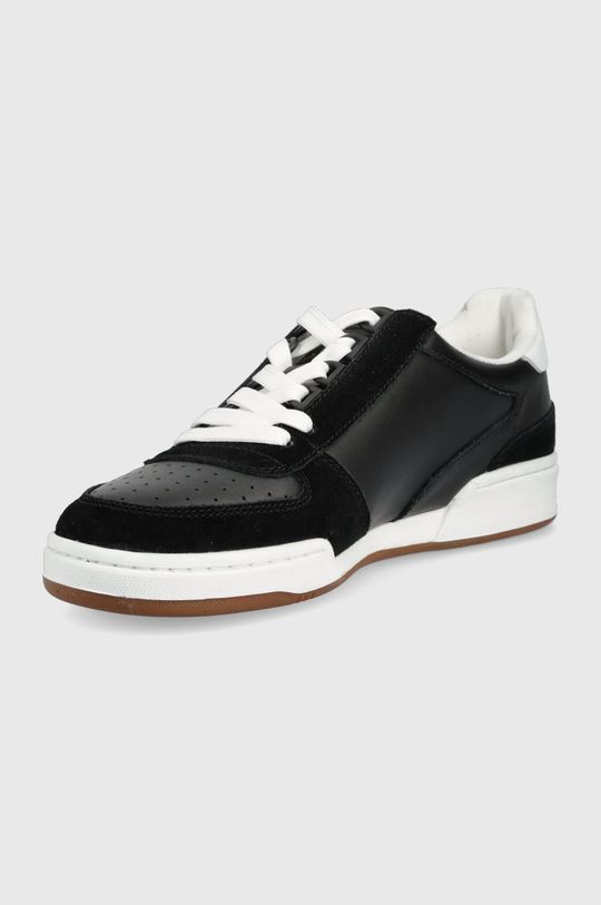 Kožené sneakers boty Polo Ralph Lauren Polo Crt  Svršek: Textilní materiál, Přírodní kůže Vnitřek: Textilní materiál Podrážka: Umělá hmota