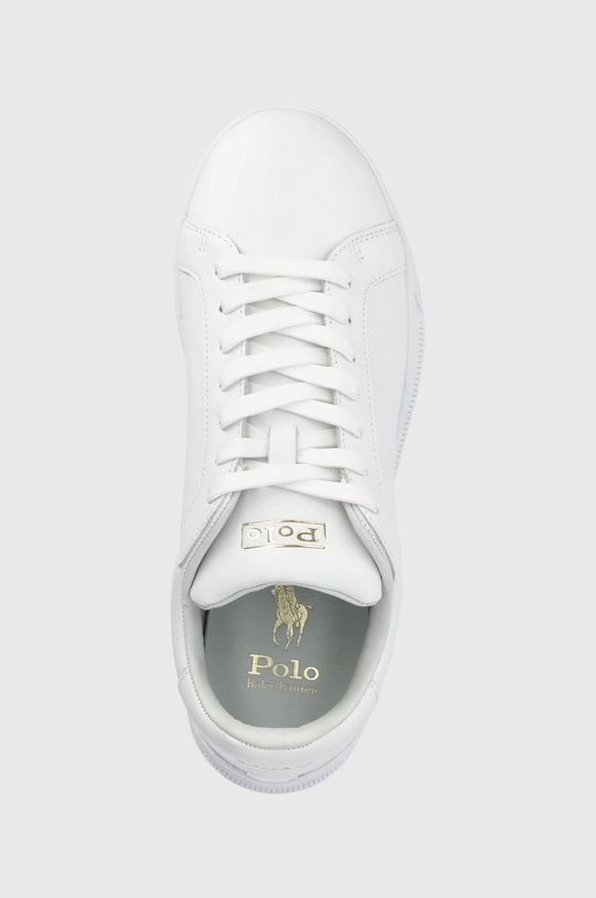 bianco Polo Ralph Lauren sneakers in pelle HRT CT II