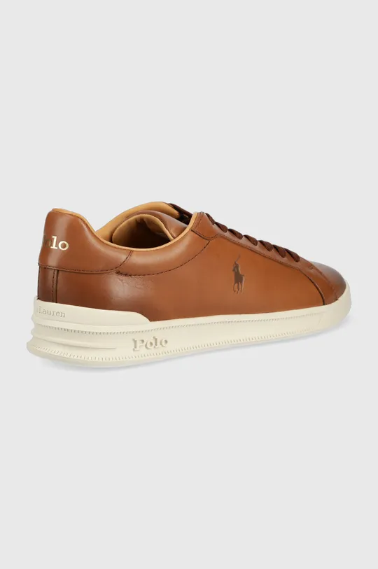 Кожаные кроссовки Polo Ralph Lauren Hrt Ct Ii коричневый