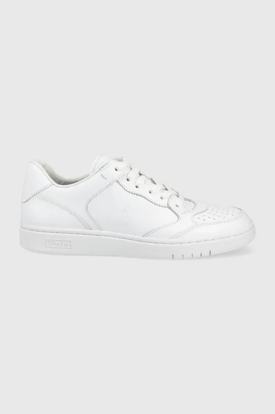 λευκό Δερμάτινα αθλητικά παπούτσια Polo Ralph Lauren Polo Crt Ανδρικά