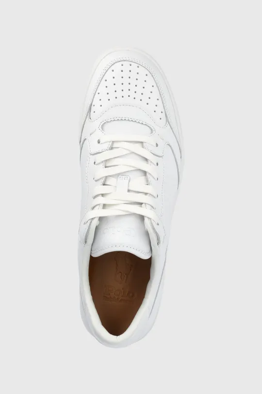 λευκό Δερμάτινα αθλητικά παπούτσια Polo Ralph Lauren Polo Crt