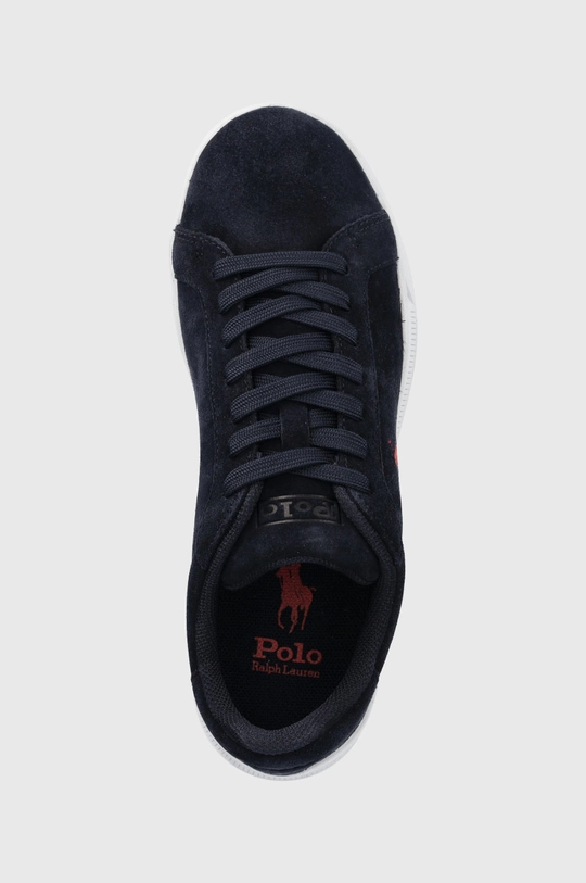 granatowy Polo Ralph Lauren sneakersy zamszowe HRT CT II 809860882001.410