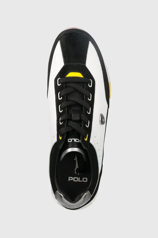 λευκό Δερμάτινα αθλητικά παπούτσια Polo Ralph Lauren Irvine