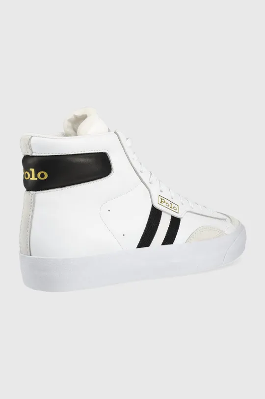 Δερμάτινα αθλητικά παπούτσια Polo Ralph Lauren Gervin λευκό