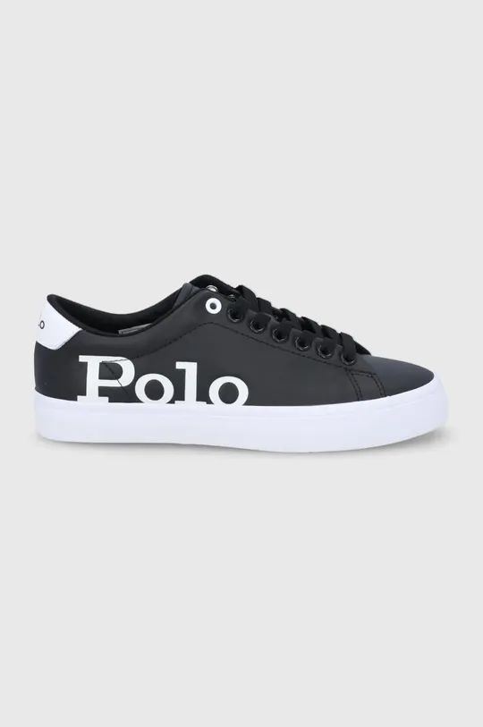 fekete Polo Ralph Lauren bőr cipő Longwood Férfi