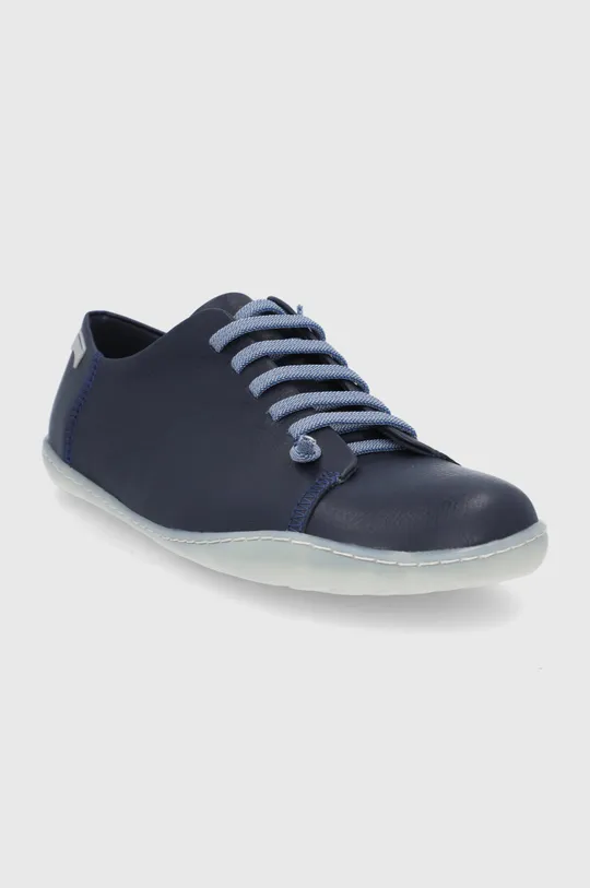 Шкіряні черевики Camper Peu Cami темно-синій