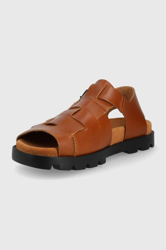 Camper sandały skórzane Brutus Sandal Cholewka: Skóra naturalna, Wnętrze: Skóra naturalna, Podeszwa: Materiał syntetyczny