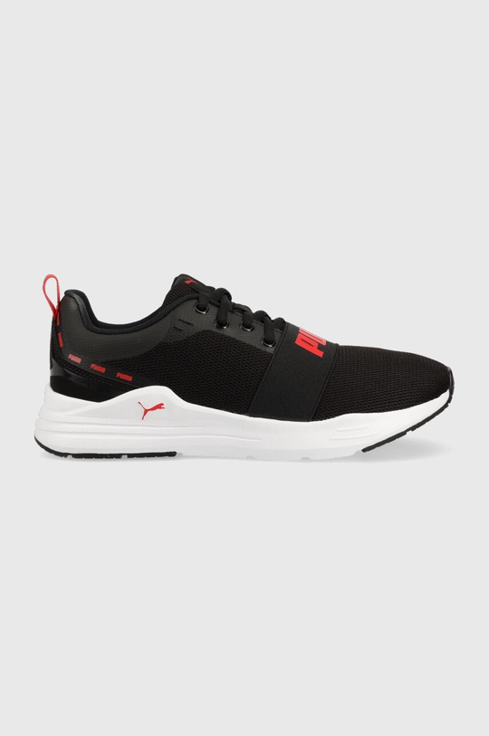 czarny Puma sneakersy Wired Run Signature Męski