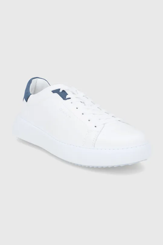 Δερμάτινα παπούτσια Gant Palbro λευκό