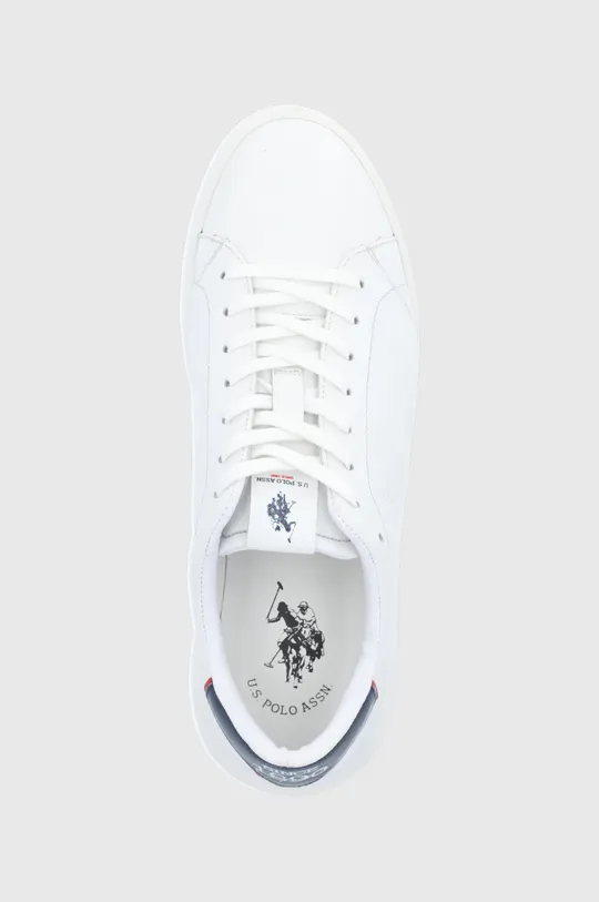biały U.S. Polo Assn. buty skórzane