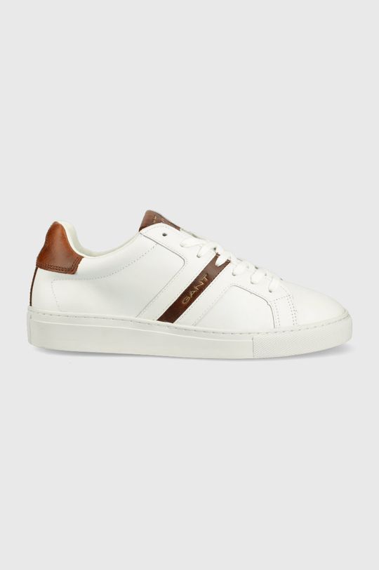 biały Gant sneakersy skórzane Mc Julien 24631791.G245 Męski