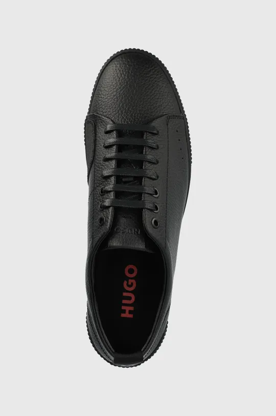 μαύρο Δερμάτινα παπούτσια HUGO