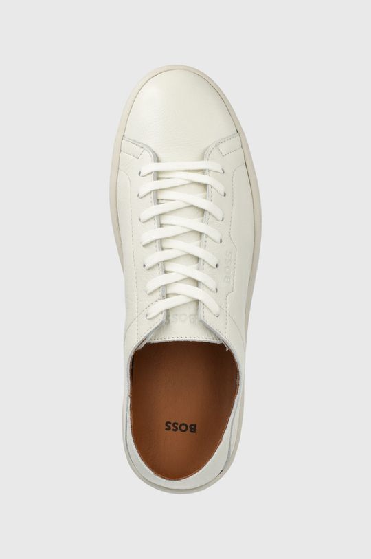 bílá Kožené boty BOSS