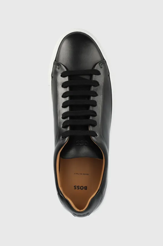 czarny BOSS buty skórzane Mirage 50472128.002