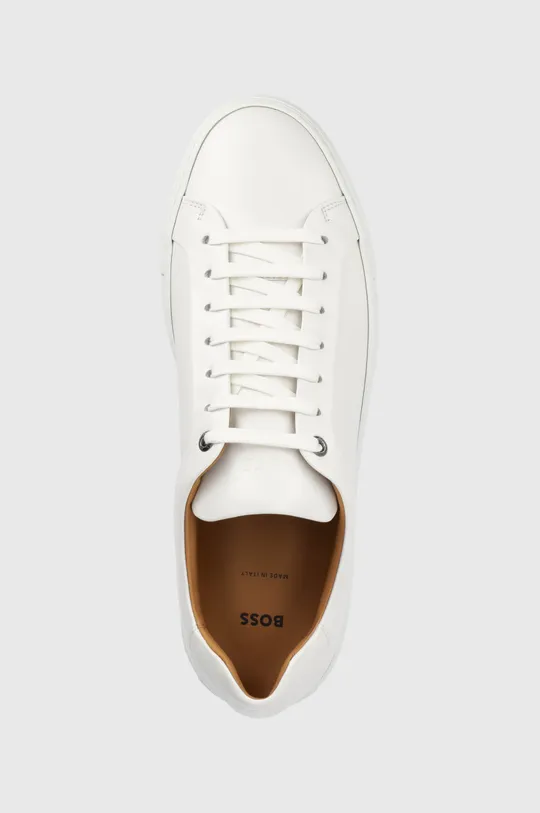 biały BOSS buty skórzane Mirage 50472128.112