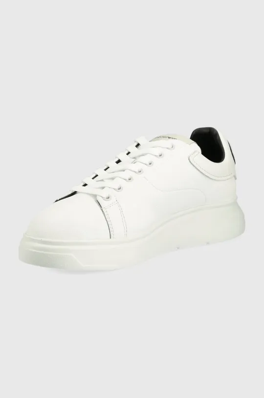 Emporio Armani sneakersy skórzane X4X264.XN190.A222 Cholewka: Skóra naturalna, Wnętrze: Materiał tekstylny, Skóra naturalna, Podeszwa: Materiał syntetyczny