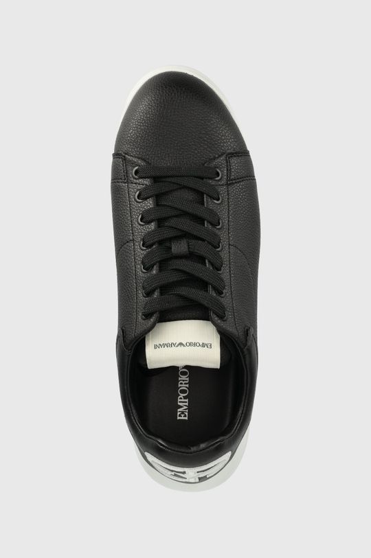 czarny Emporio Armani sneakersy skórzane X4X264.XN190.K001
