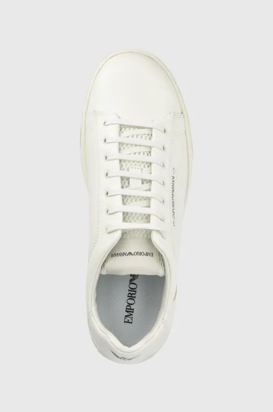 білий Шкіряні черевики Emporio Armani