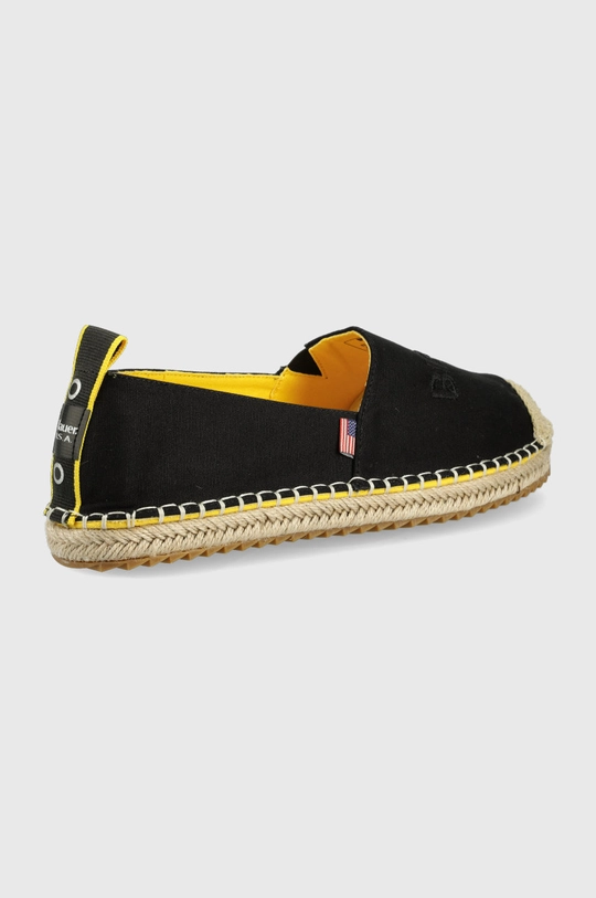 Blauer espadryle czarny