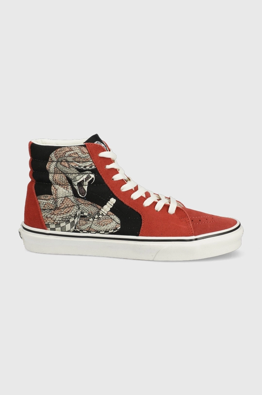 κόκκινο Πάνινα παπούτσια Vans Ua Sk8-hi Ανδρικά