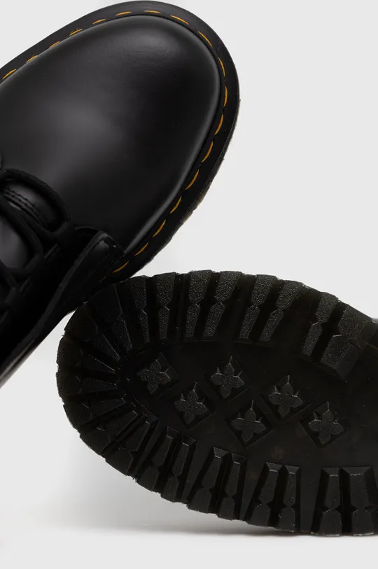μαύρο Δερμάτινα παπούτσια Dr. Martens