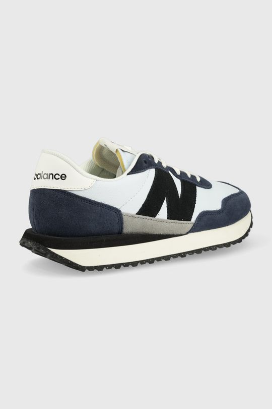 Semišové sneakers boty New Balance Ms237ra námořnická modř