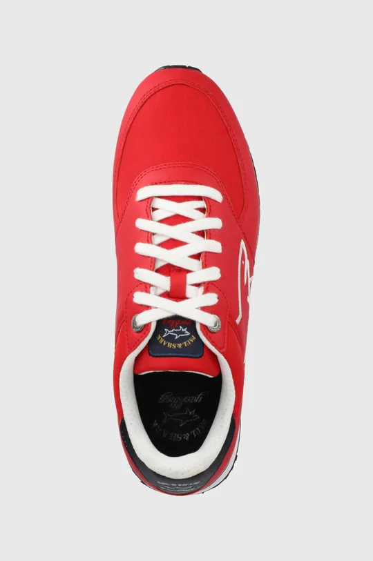 κόκκινο Δερμάτινα παπούτσια Paul&Shark