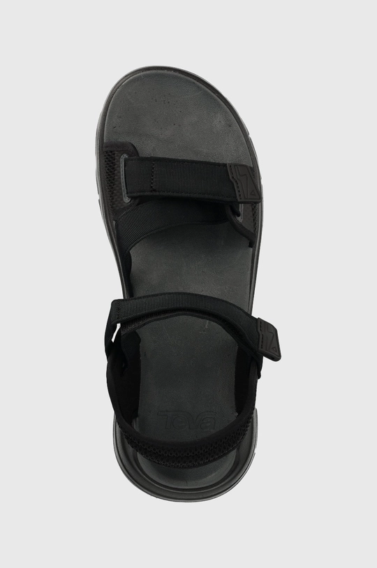 black Teva sandals