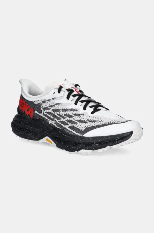 Hoka One One sneakers de alergat Speedgoat 5 textil alb 1123157