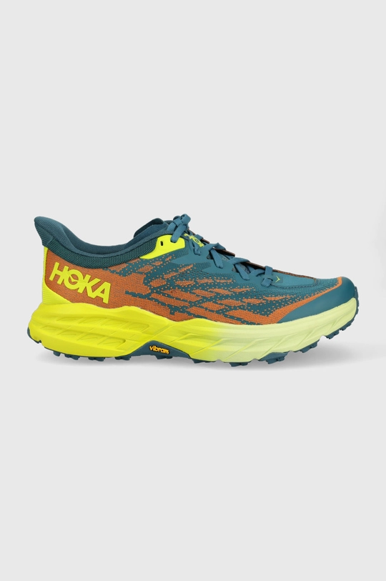 blue Hoka running shoes Speedgoat 5 Men’s