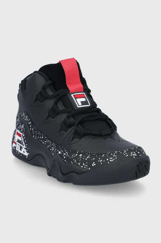 Δερμάτινα παπούτσια Fila Grant Hill μαύρο