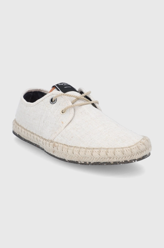 Espadrile Pepe Jeans Tourist Linen bež