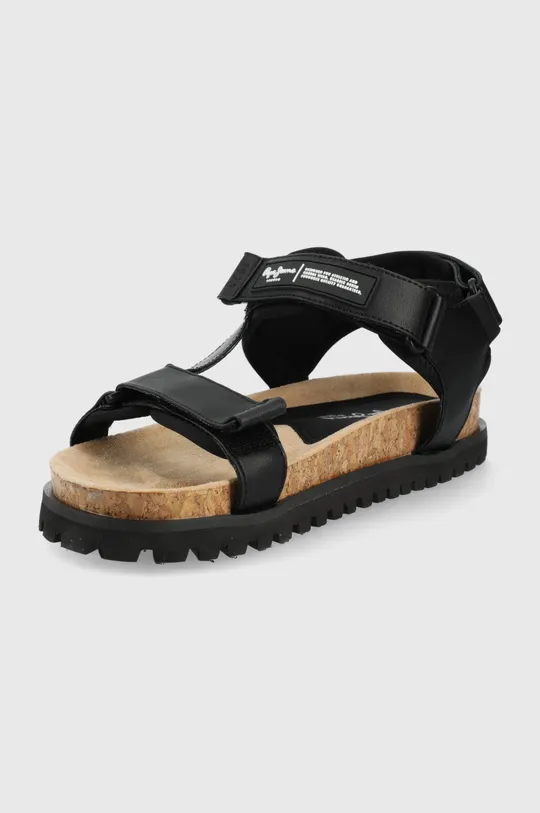 Pepe Jeans sandały urban sandal cork Cholewka: Materiał syntetyczny, Wnętrze: Materiał tekstylny, Podeszwa: Materiał syntetyczny