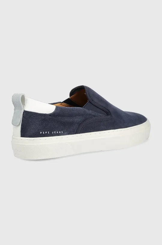 Замшеві кеди Pepe Jeans Yogi Slip On темно-синій