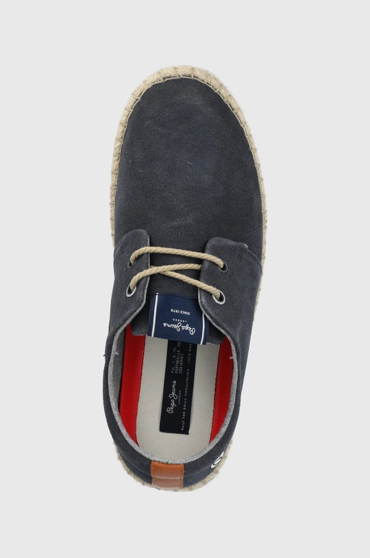 tmavomodrá Semišové espadrilky Pepe Jeans Tourist C-smart 22